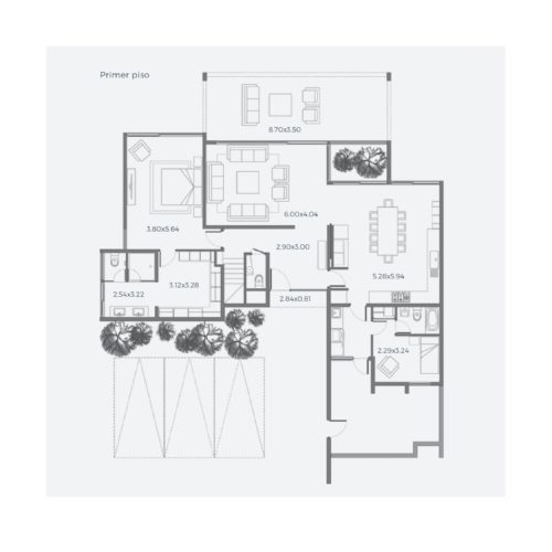 Primer piso Casa 230 / Casa Híbrida - Socovesa
