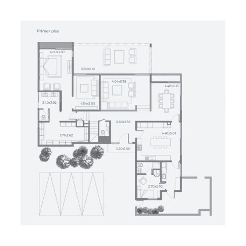 Primer piso Casa 263 / Casa Híbrida - Socovesa
