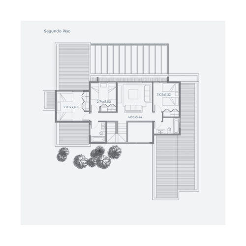 Segundo piso Casa 263 / Casa Híbrida - Socovesa