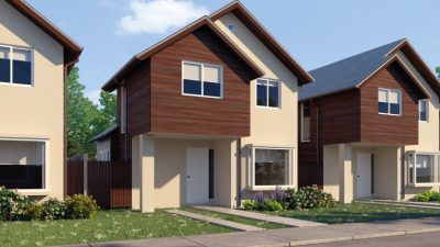 Fachada casa 80 m2 - Valle los Notros
