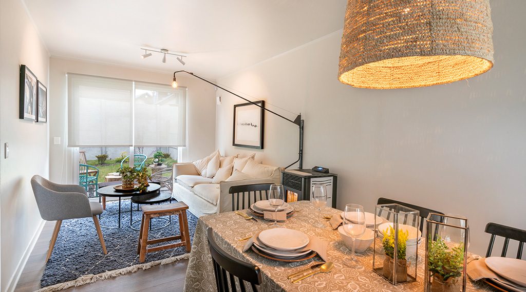 Living Comedor - Casa 80m2