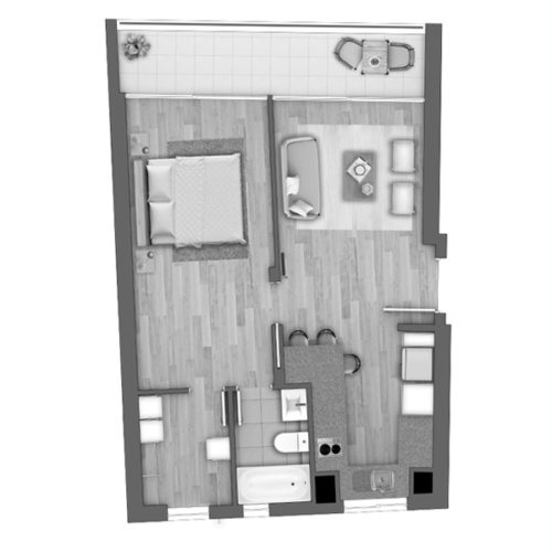 Depto F / Edificio Novo Urbano - Socovesa