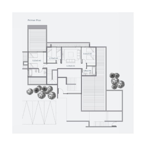Primer piso Casa 304 / Casa Híbrida - Socovesa