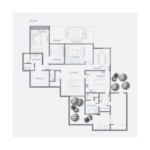 Segundo piso Casa 304 / Casa Híbrida - Socovesa
