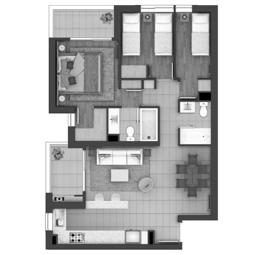 Departamento A / Parque Olimpia - Socovesa