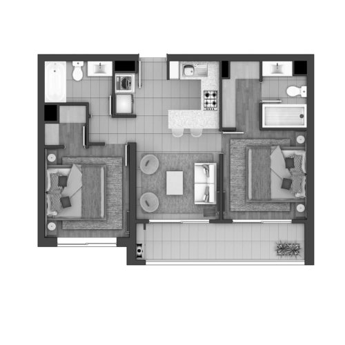 Departamento D / Parque Olimpia - Socovesa